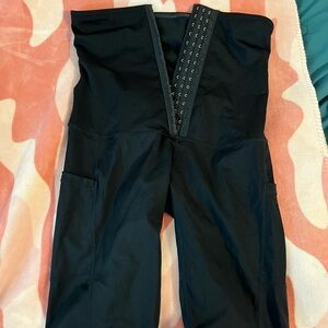 Waist trainer biker shorts